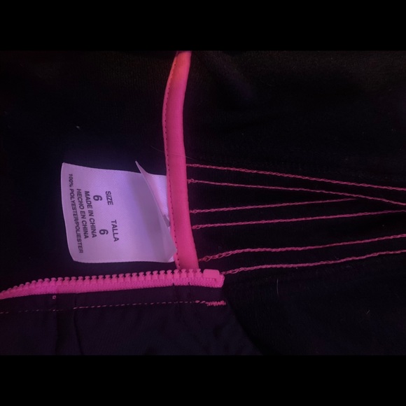 Bright pink adidas track suit jacket - Picture 3 of 3